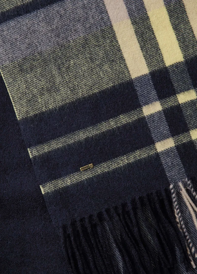 Dubarry Kildavin Wool Scarf Navy-2