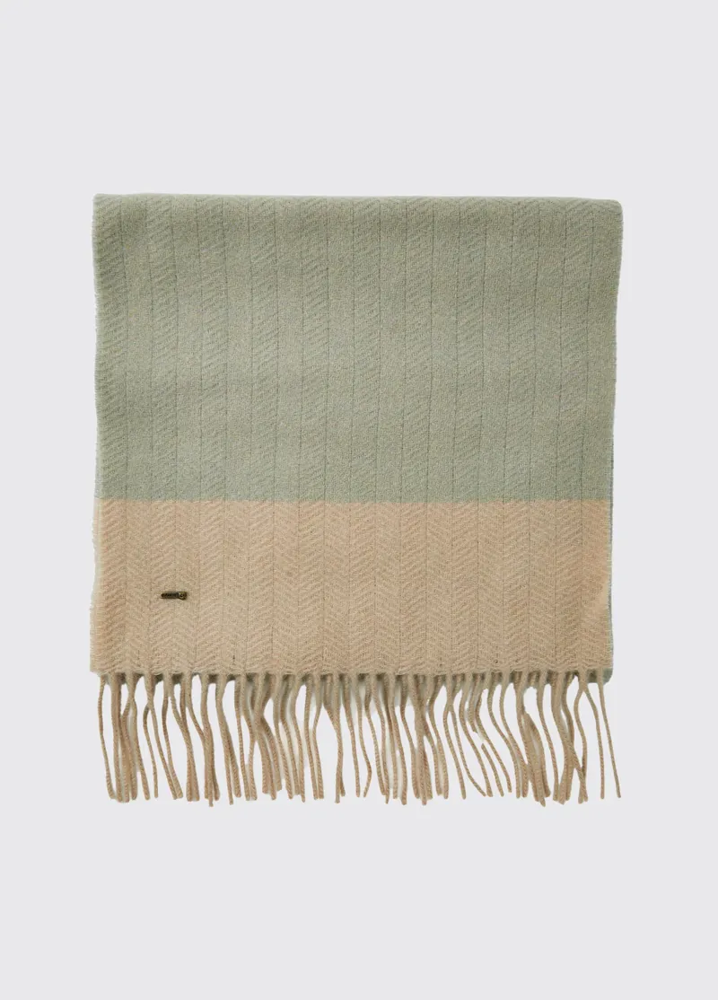 Dubarry Keena Wool Scarf Sage-1