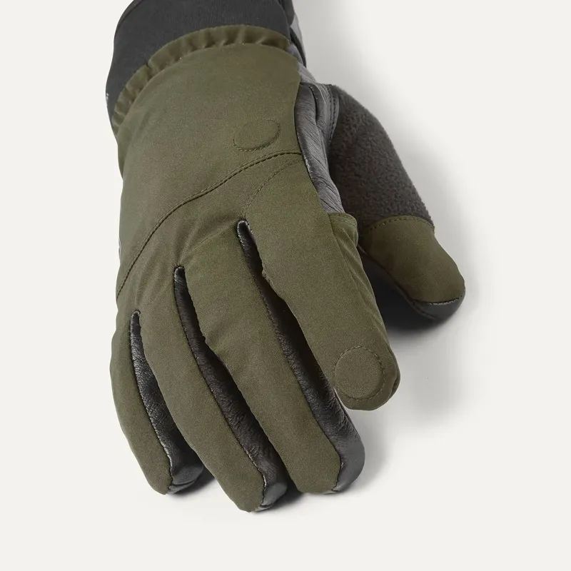 Sealskinz Broome Waterproof All Weather Shooting Glove Olive Green/Black-1