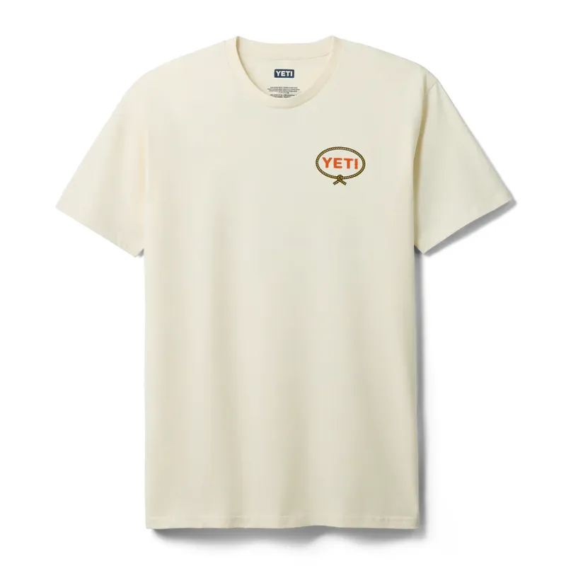 Yeti Let'r Rip Short Sleeve T-Shirt in Beige-1