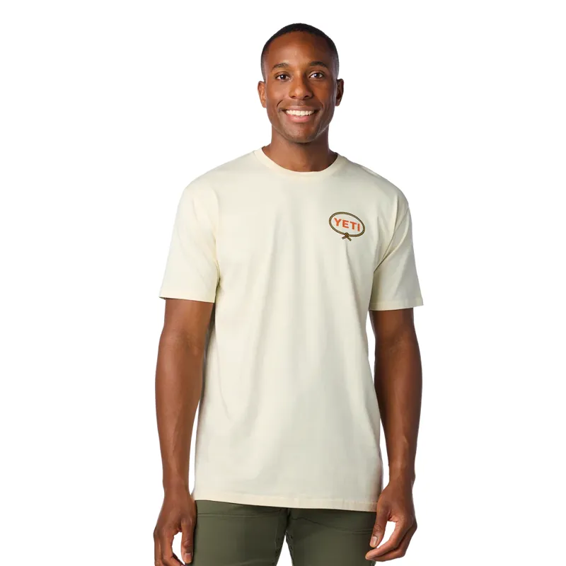 Yeti Let'r Rip Short Sleeve T-Shirt in Beige-4