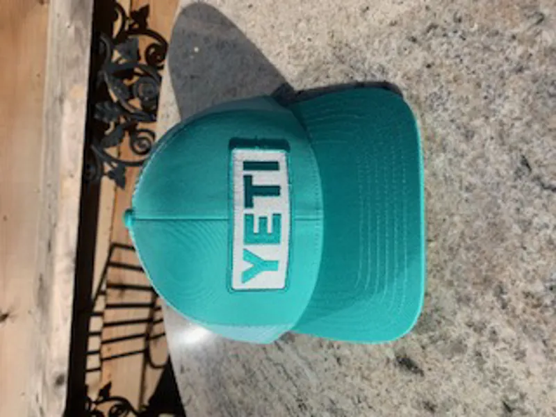 Yeti Logo Badge Hat Ocean