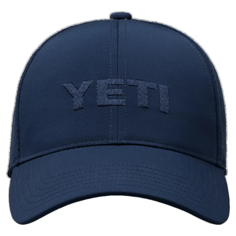 Yeti Logo Structured Performance Hat in Navy