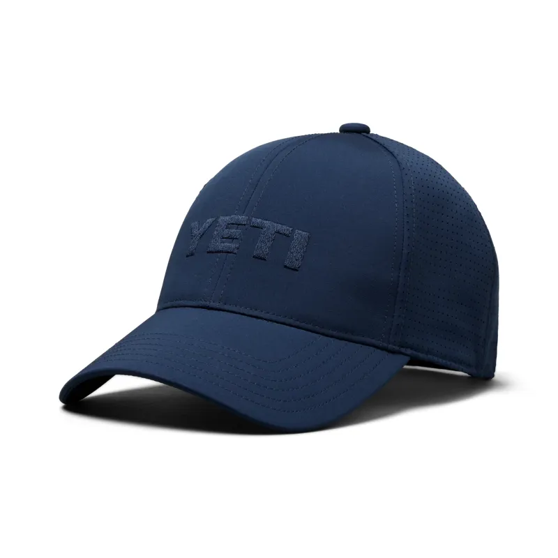 Yeti Logo Structured Performance Hat in Navy-1