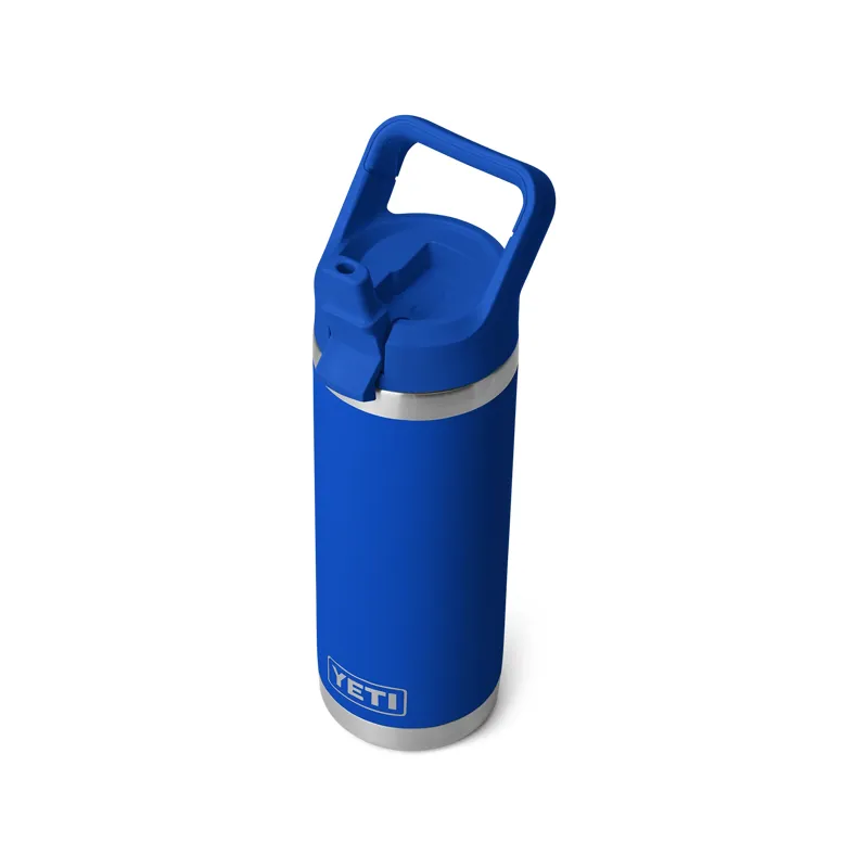 Yeti Rambler 18oz Bottle with Straw Cap in Royal Blue-1
