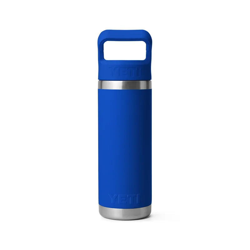 Yeti Rambler 18oz Bottle with Straw Cap in Royal Blue-2