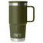 Yeti Rambler 2.0 20oz Travel Mug in Olive/King Crab Orange