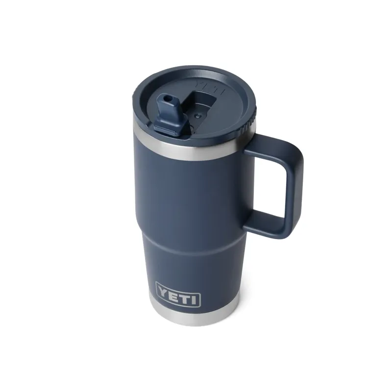 Yeti Rambler 20oz Travel Straw Mug in Navy-1