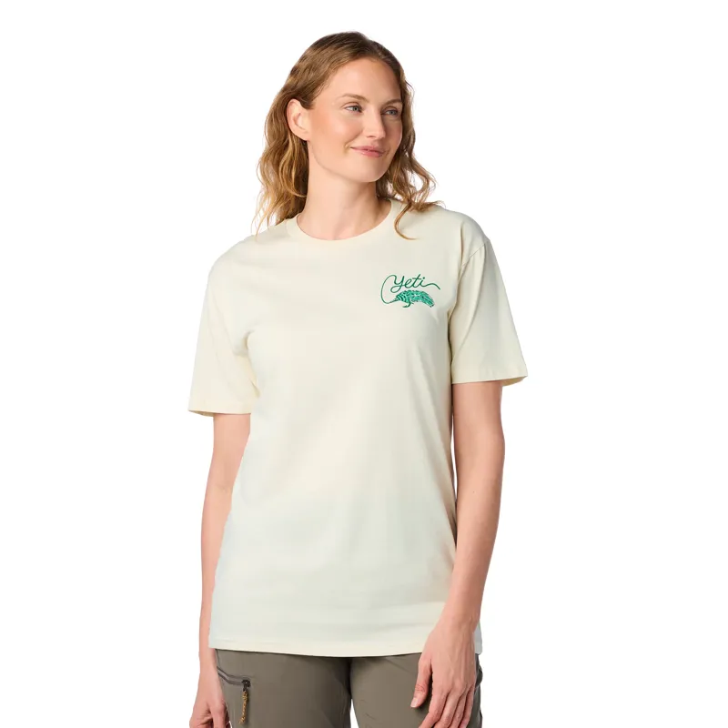 Yeti Tarpon Flies T-Shirt in Beige-3