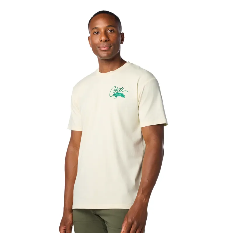Yeti Tarpon Flies T-Shirt in Beige-5