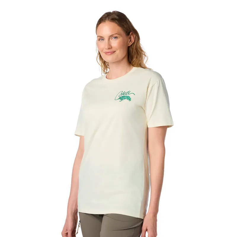 Yeti Tarpon Flies T-Shirt in Beige-6