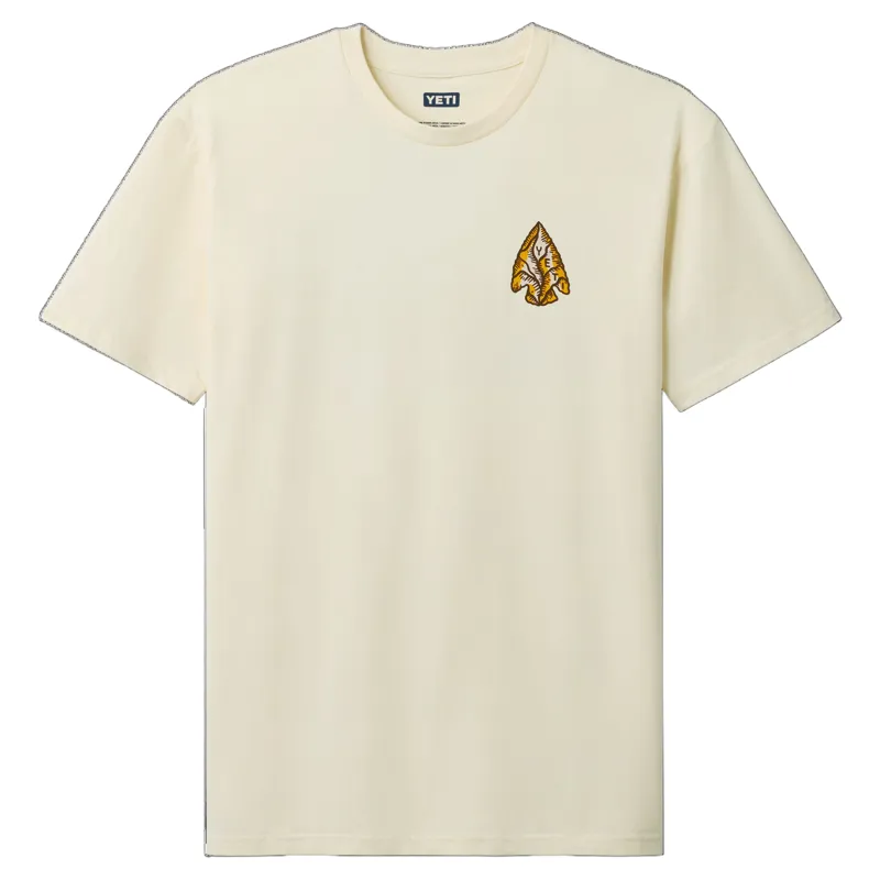 Yeti Whitetail BFTW Short Sleeve T-Shirt in Beige-1