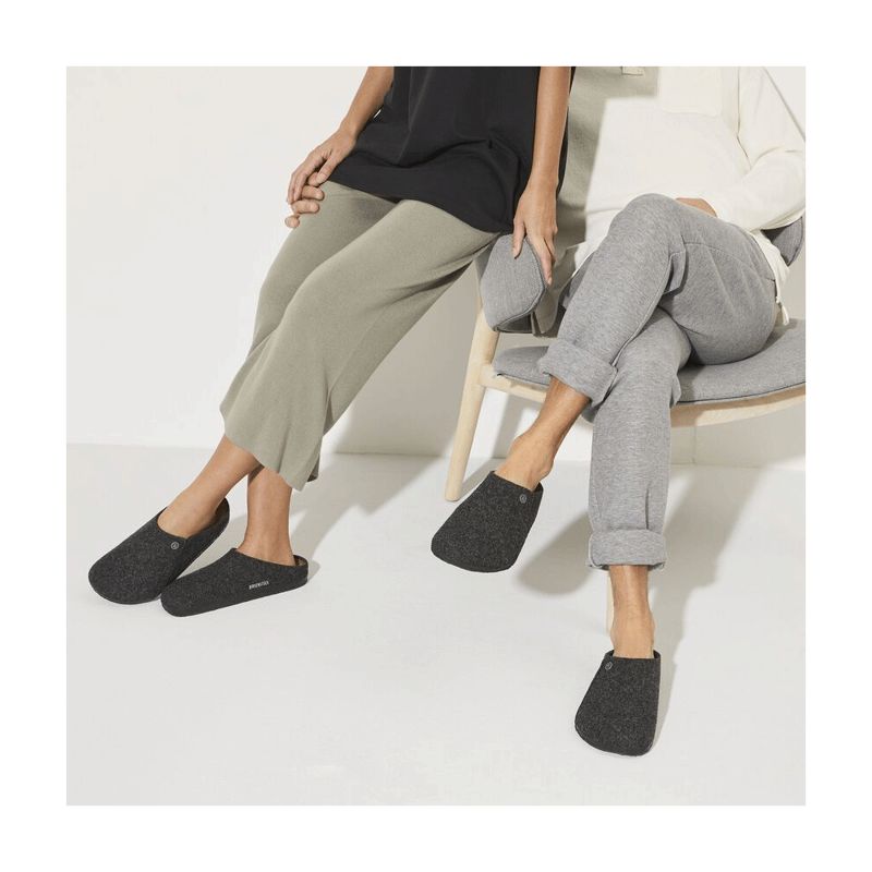Birkenstock Zermatt Felt Slipper Anthracite-2
