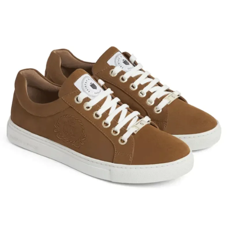 Fairfax and Favor Richmond Trainers Tan Suede