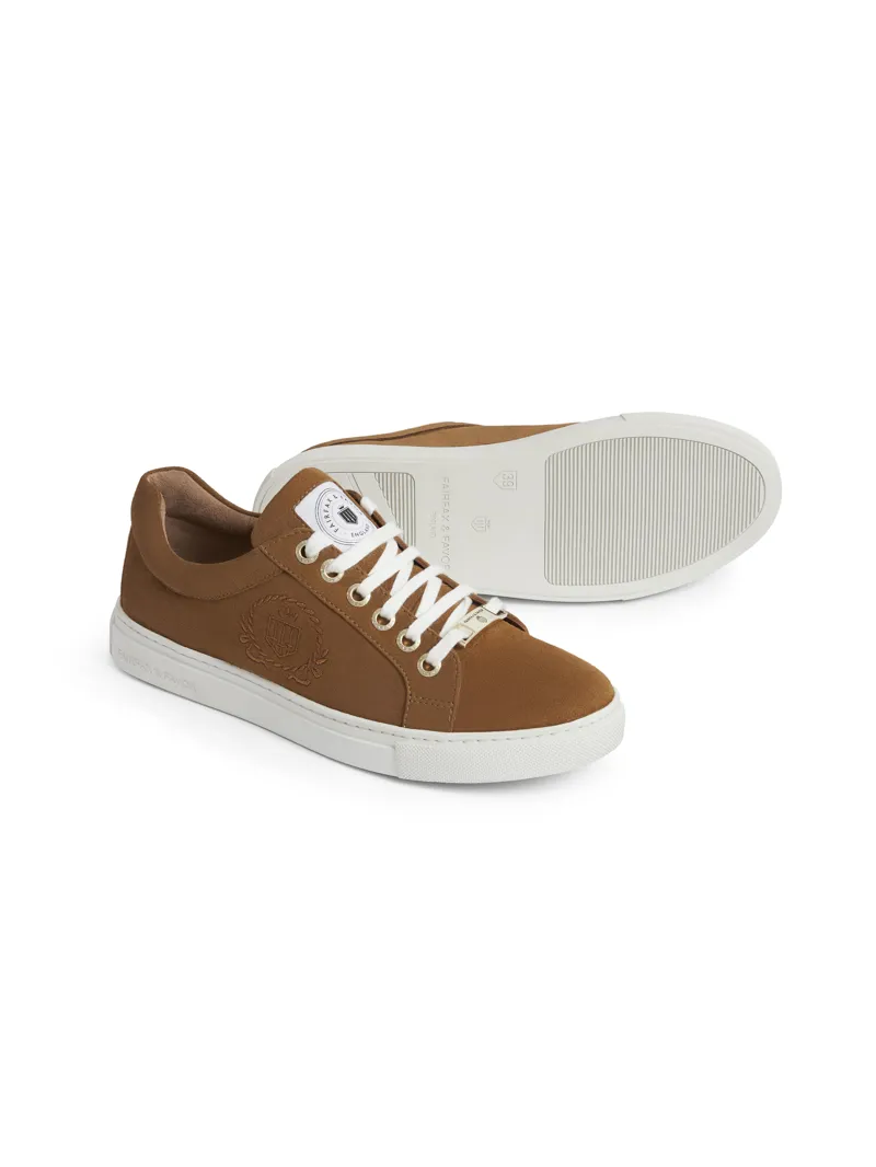 Fairfax and Favor Richmond Trainers Tan Suede-2