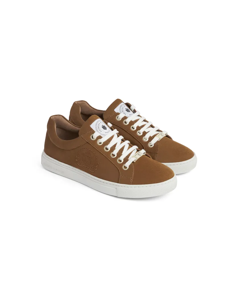 Fairfax and Favor Richmond Trainers Tan Suede-1