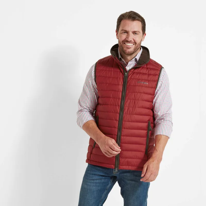 Schoffel Bowden Down Gilet Chilli-1