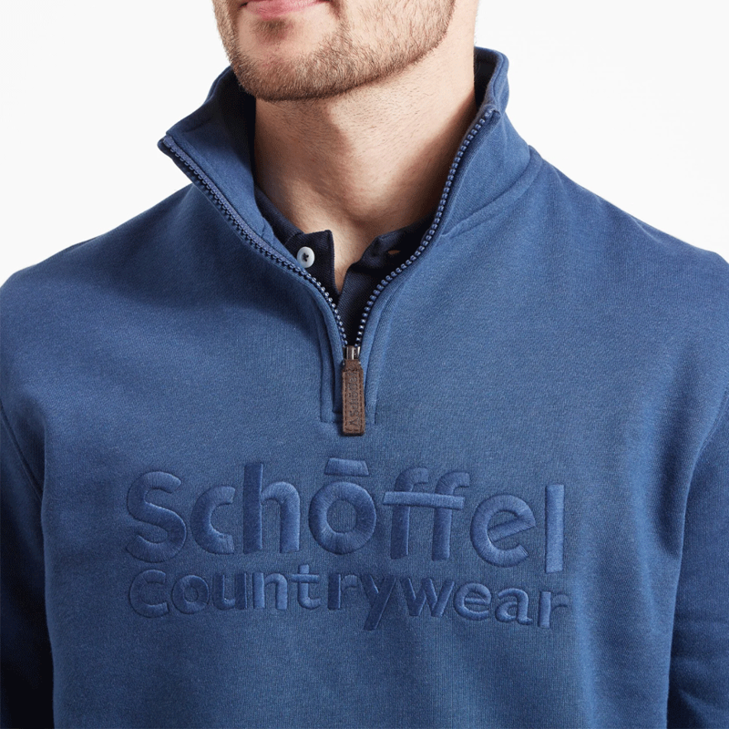 Schoffel Bude Sweatshirt French Navy Marl-3