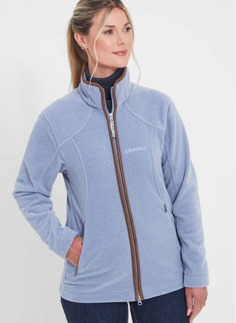 Schoffel Burley Fleece Jacket Powder Blue-2