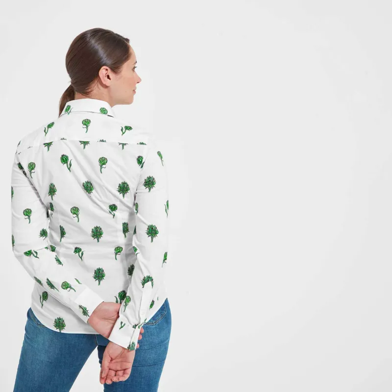 Schoffel Norfolk Shirt Artichoke Print-3