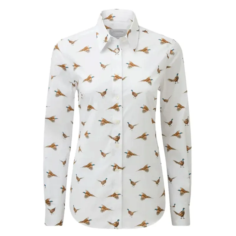 Schoffel Norfolk Shirt Pheasant Print