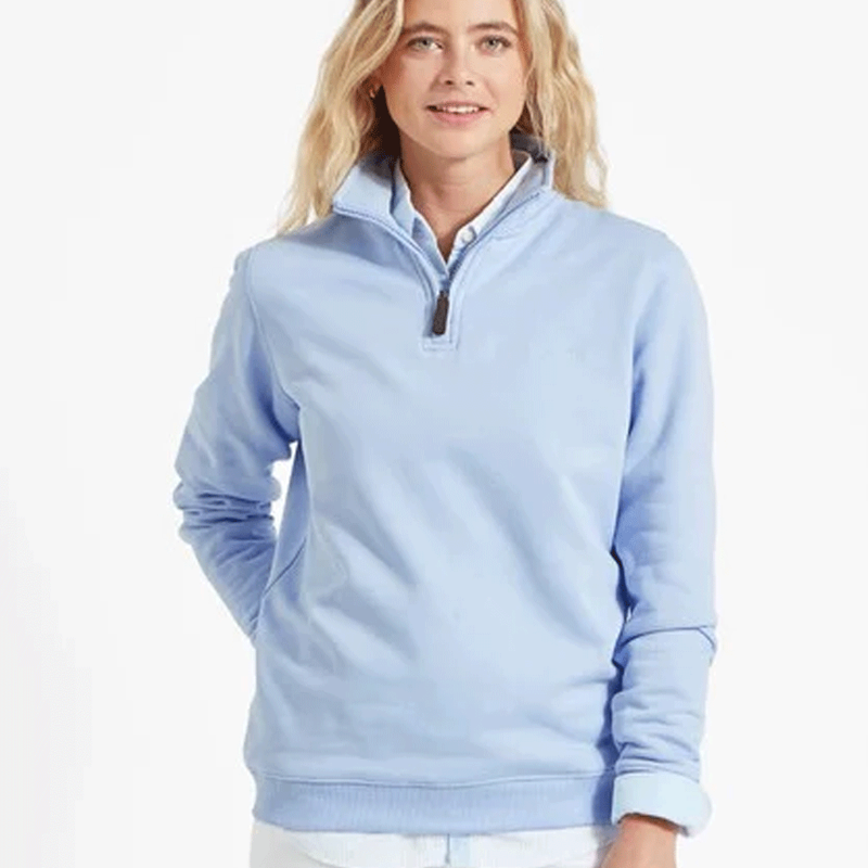 Schoffel Sennen Cove Sweatshirt Sky Blue-1