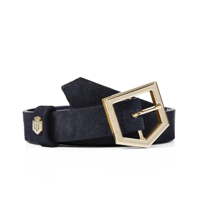 Fairfax and Favor Sennowe Belt Navy Suede