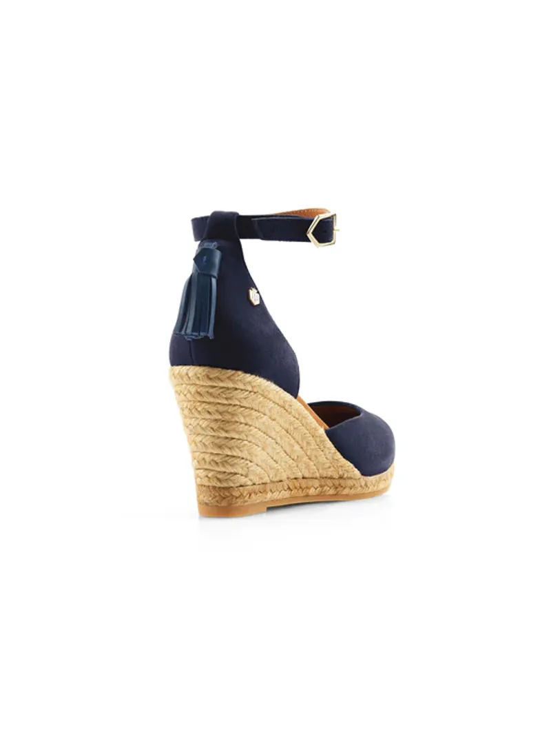 Fairfax and Favor Monaco Wedge Navy-3