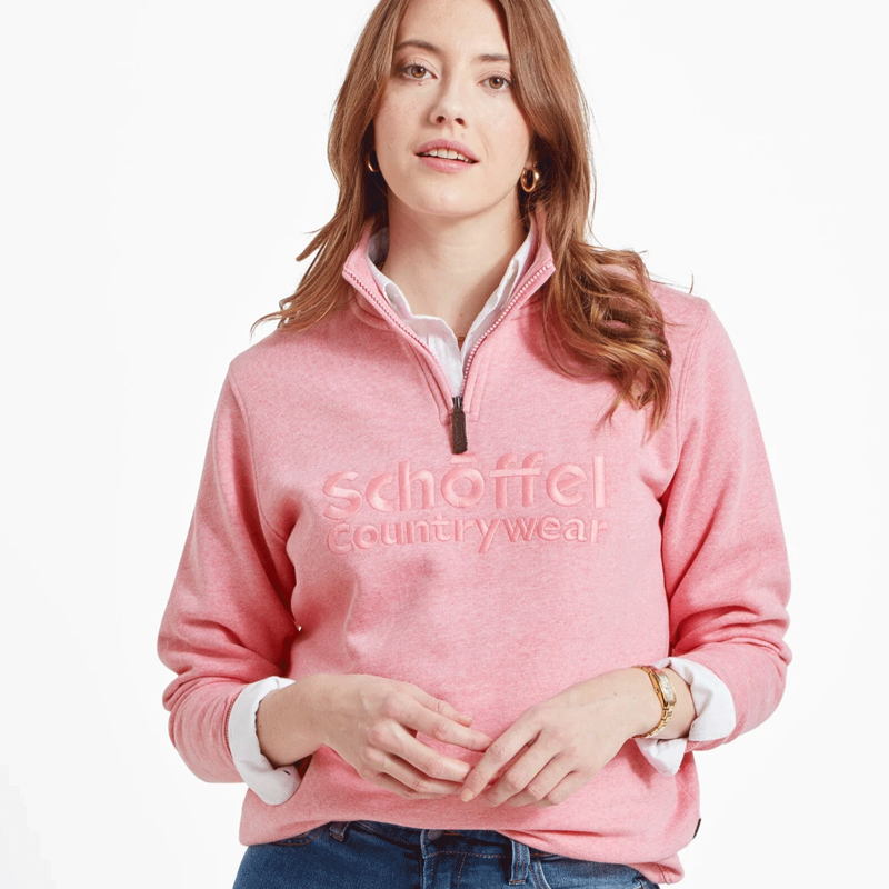 Schoffel St Issey Sweatshirt Pink Marl-1