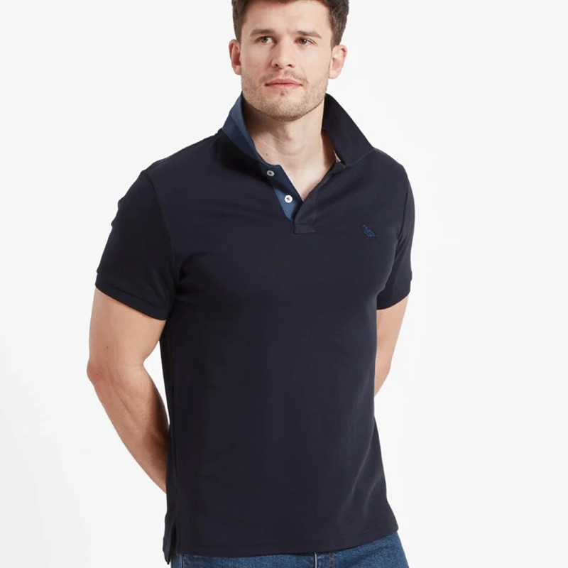 Schoffel St Ives Polo Shirt Navy-1