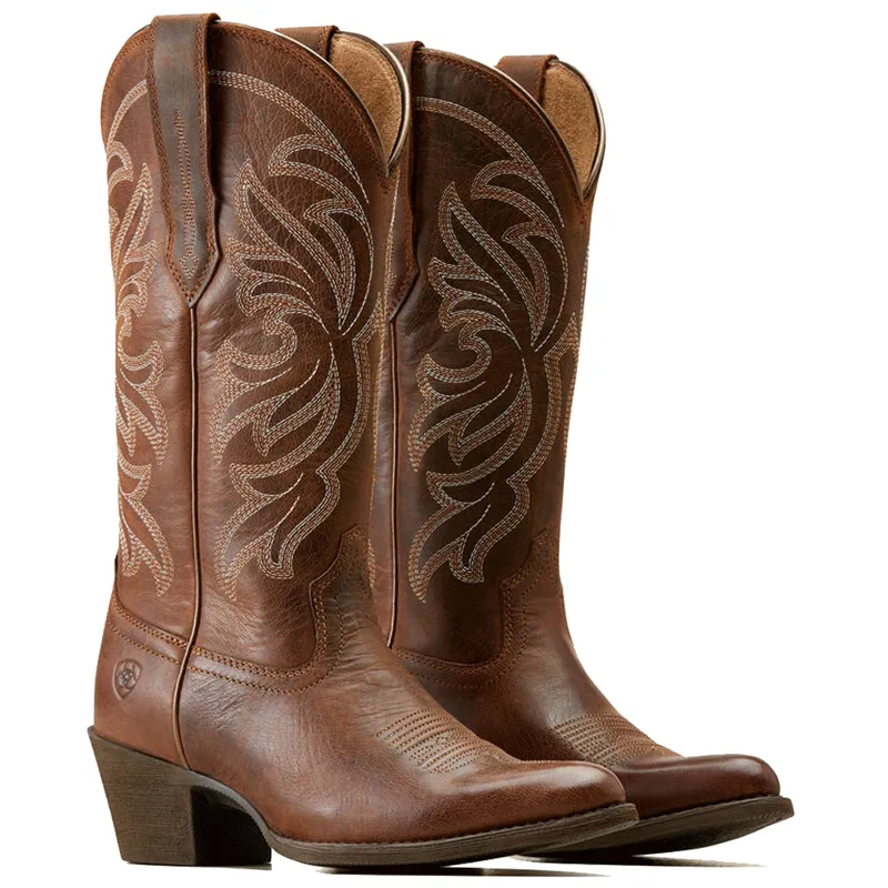 Ariat Heritage J Toe Stretch Fit Western Boots Sassy Brown