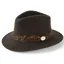 Hicks and Brown Suffolk Fedora Pheasant Wrap Brown