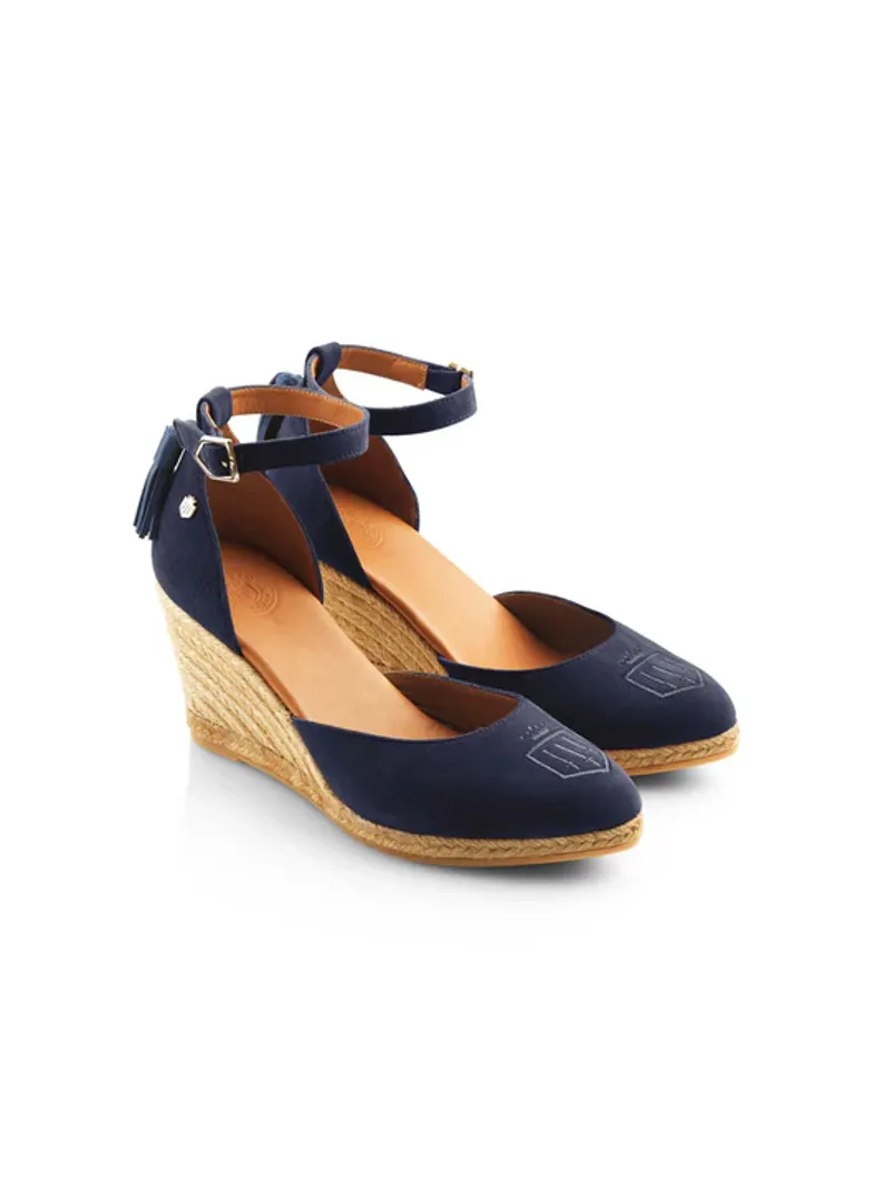 Fairfax and Favor Monaco Wedge Navy-5