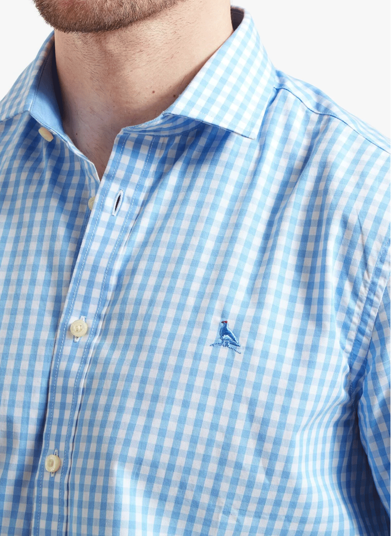 Schoffel Thorpeness Tailored Shirt Blue Check-4