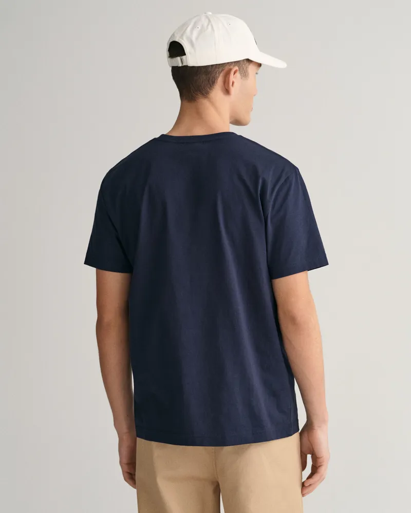 Gant Shield T-Shirt Evening Blue-1
