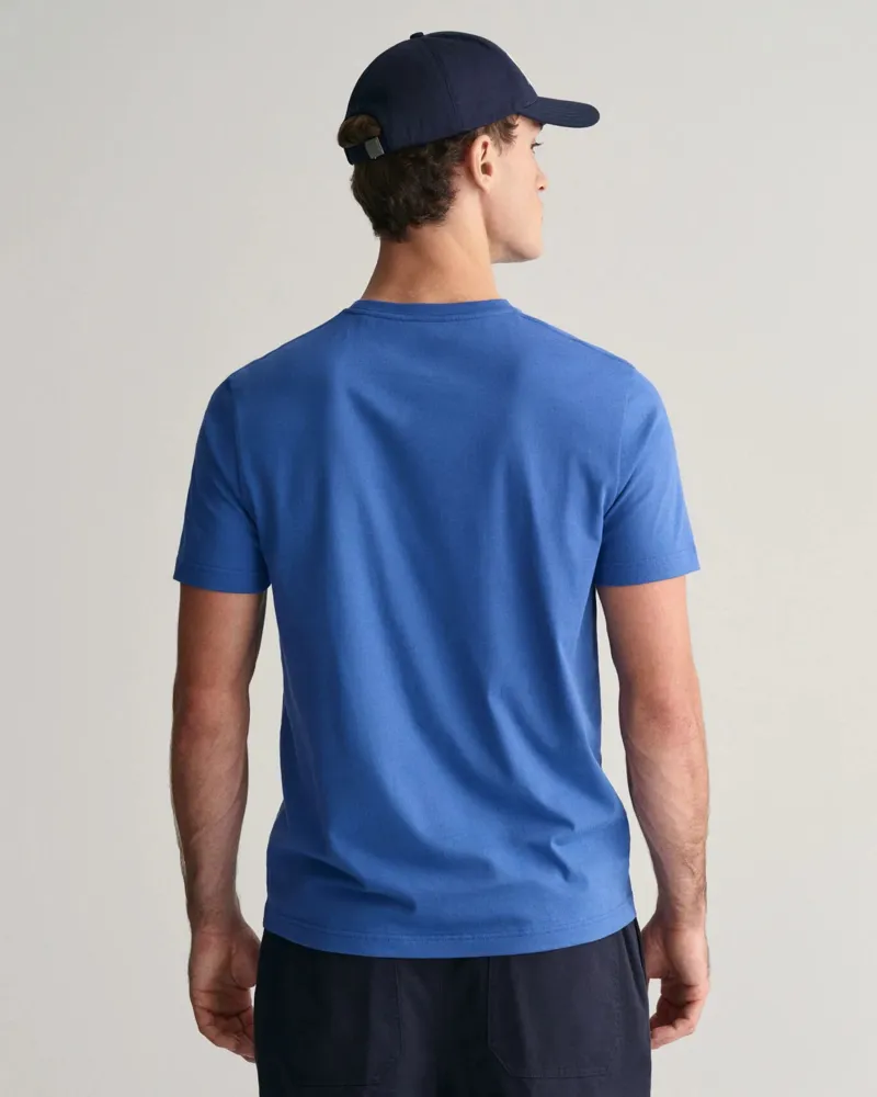 Gant Shield T-Shirt Rich Blue-3