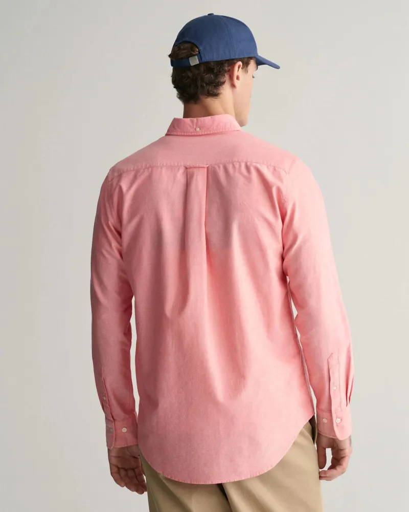 Gant Regular Fit Oxford Shirt Sunset Pink-3