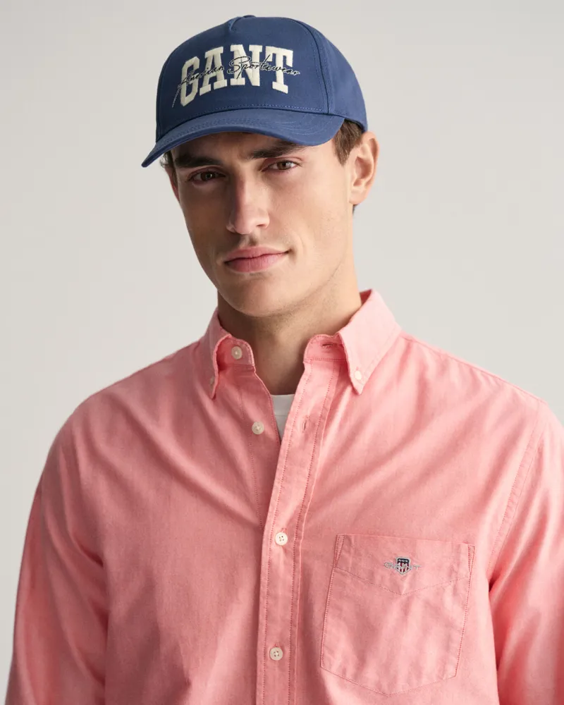 Gant Regular Fit Oxford Shirt Sunset Pink-5