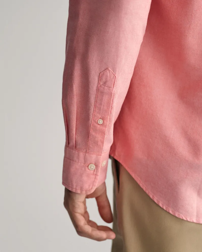 Gant Regular Fit Oxford Shirt Sunset Pink-6