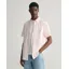 Gant Regular Fit Gingham Poplin Short Sleeve Shirt Light Pink