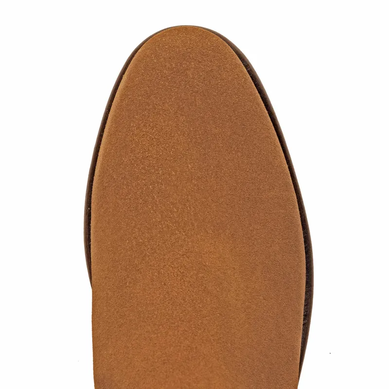Fairfax and Favor Brogued Chelsea Boots Tan-5