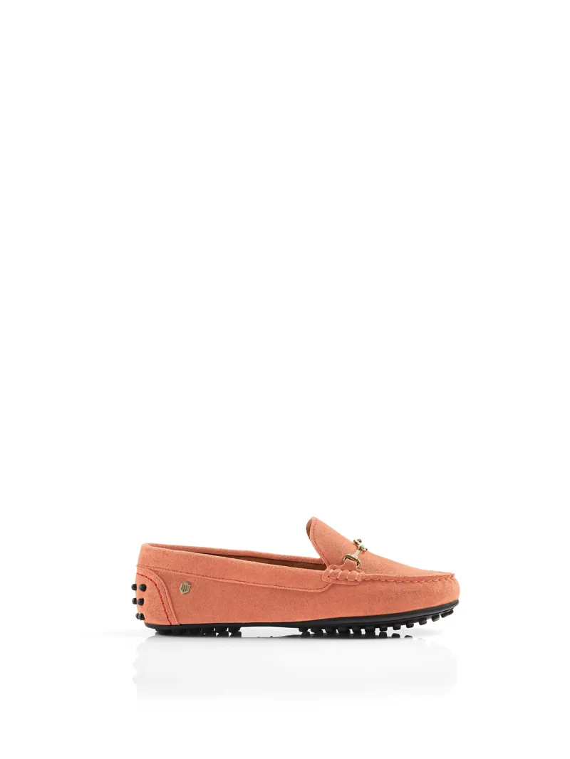 Fairfax and Favor Trinity Driver Melon Suede-5