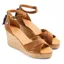 Fairfax and Favor Valencia Wedge Tan Suede