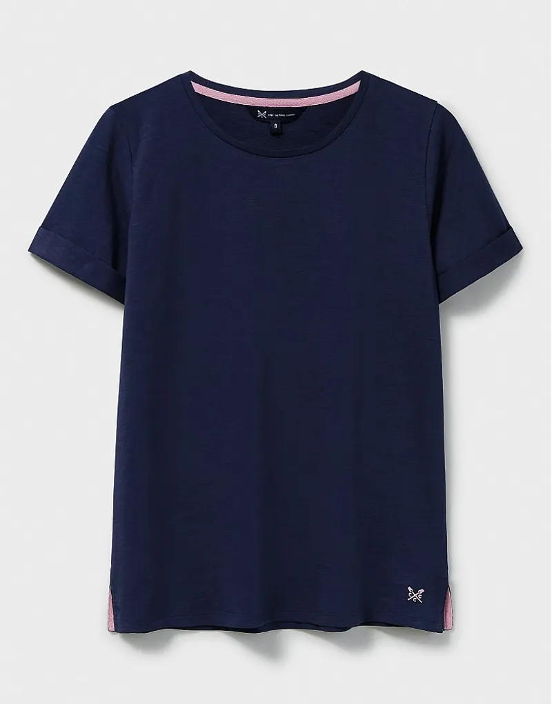 Crew Clothing Perfect Crew Slub T-Shirt Navy-5