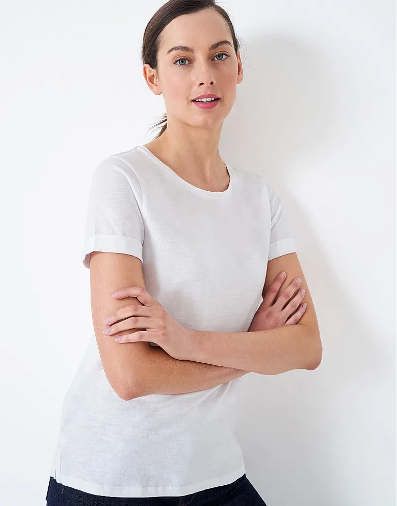 Crew Perfect Crew Slub T-Shirt White
