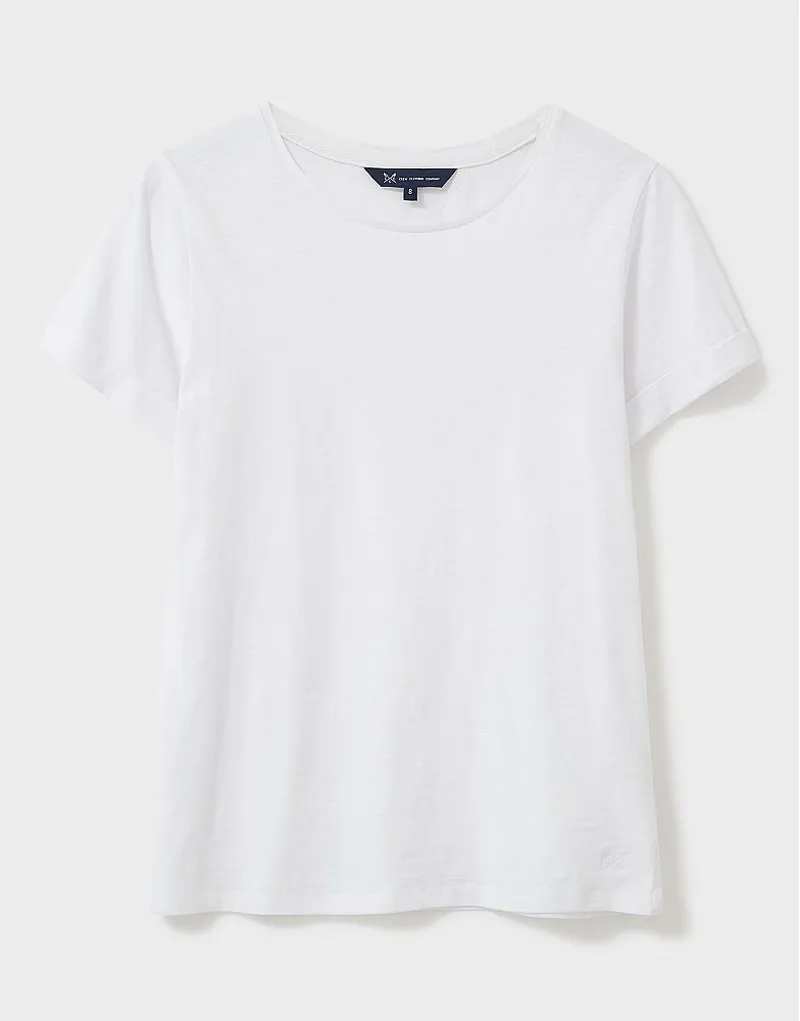 Crew Perfect Crew Slub T-Shirt White-3