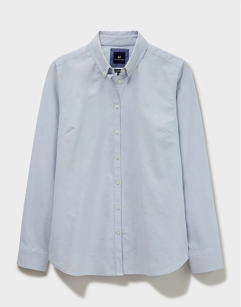 Crew Clothing Bracken Oxford Shirt Blue-4