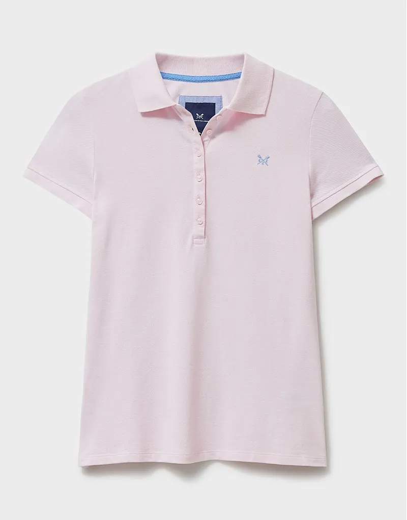 Crew Clothing Ocean Classic Polo Pink-5