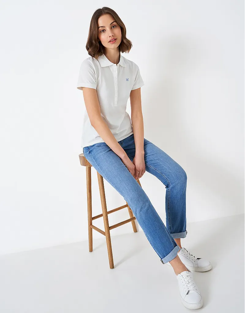 Crew Clothing Ocean Classic Polo White-1