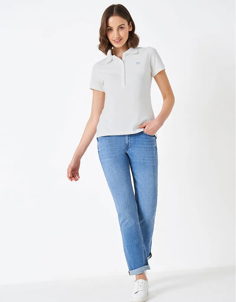 Crew Clothing Ocean Classic Polo White-2